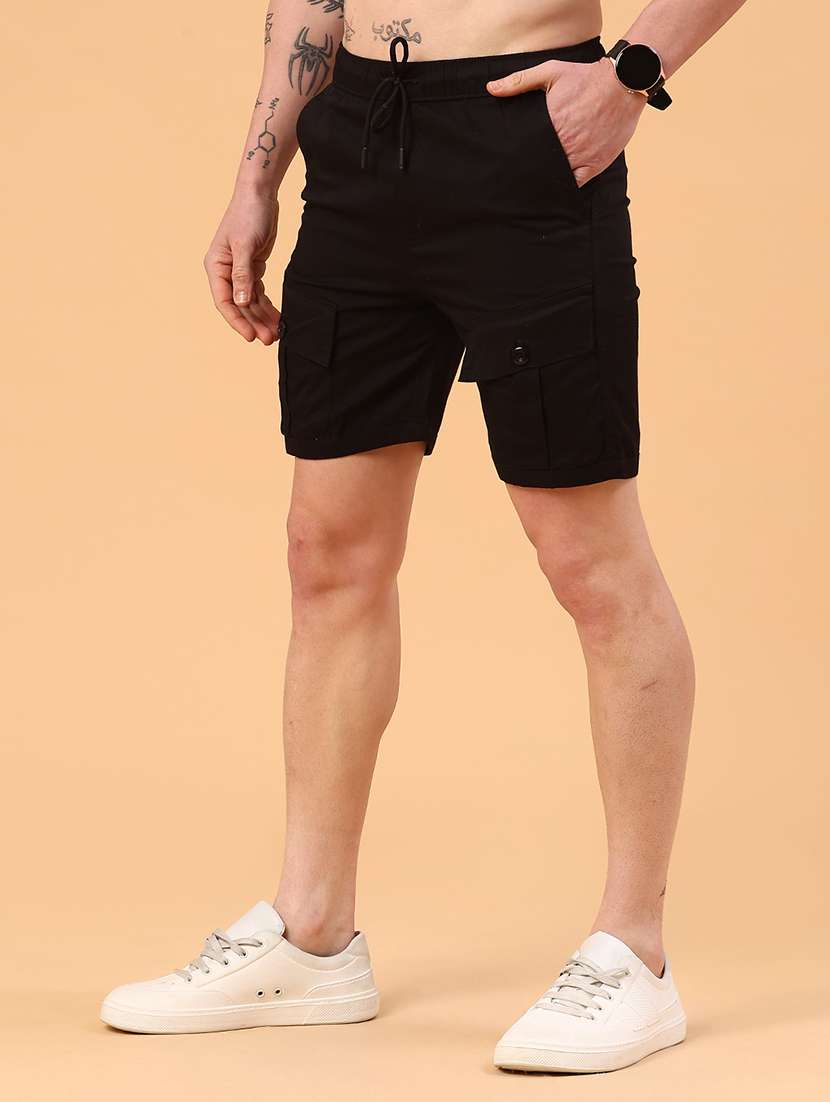 black cotton  short - 22361336 -  Standard Image - 3