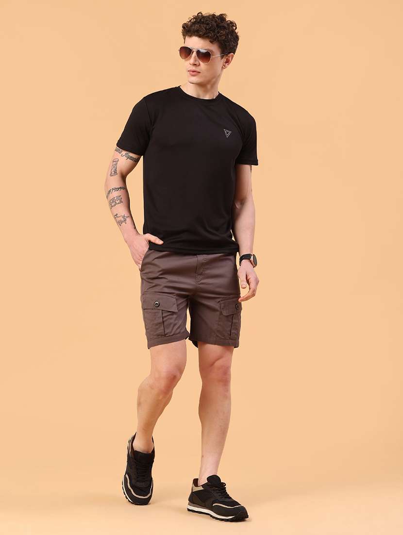 brown cotton  short - 22361341 -  Standard Image - 5