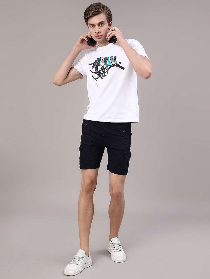navy blue cotton cargos - 22361361 -  Standard Image - 5