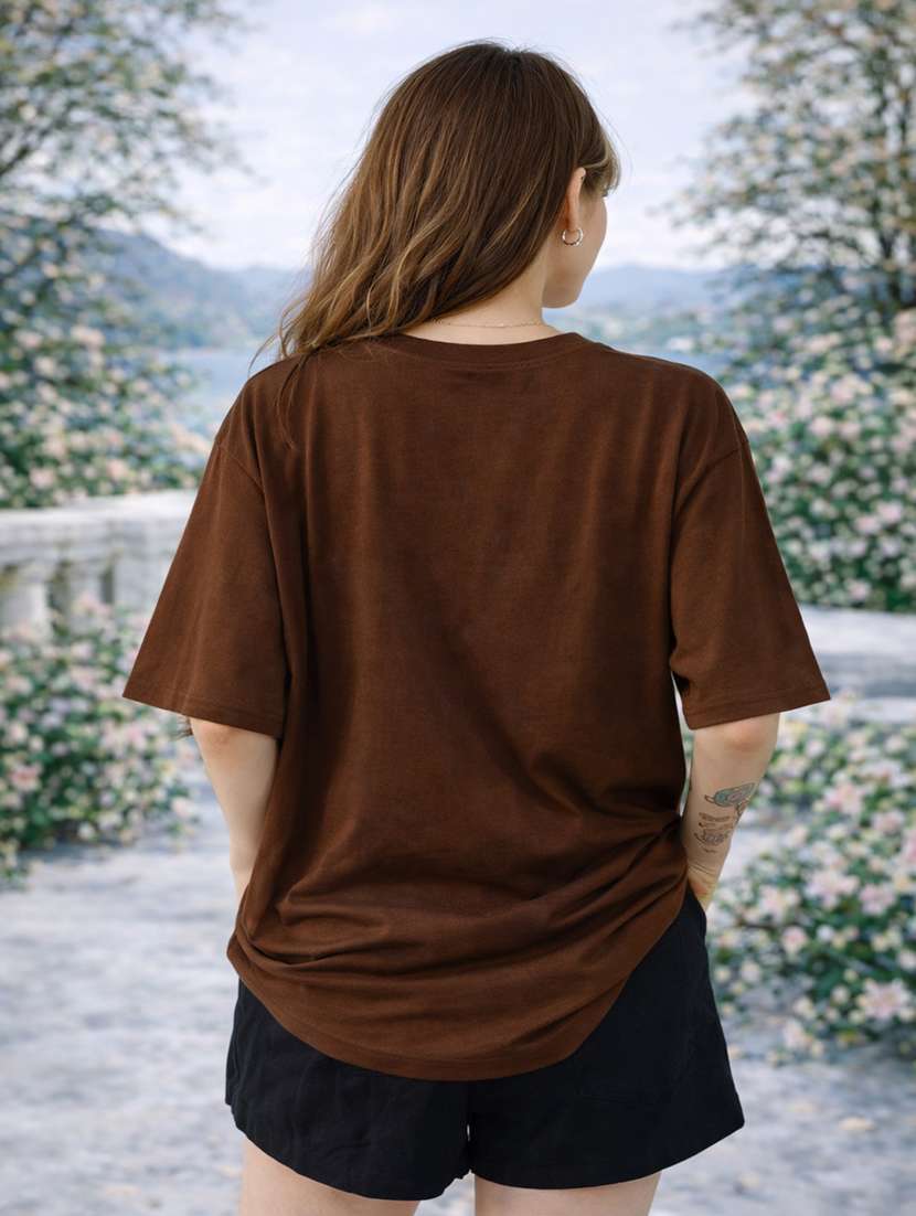 women printed short sleeve oversized t-shirt - 22362033 -  Standard Image - 3