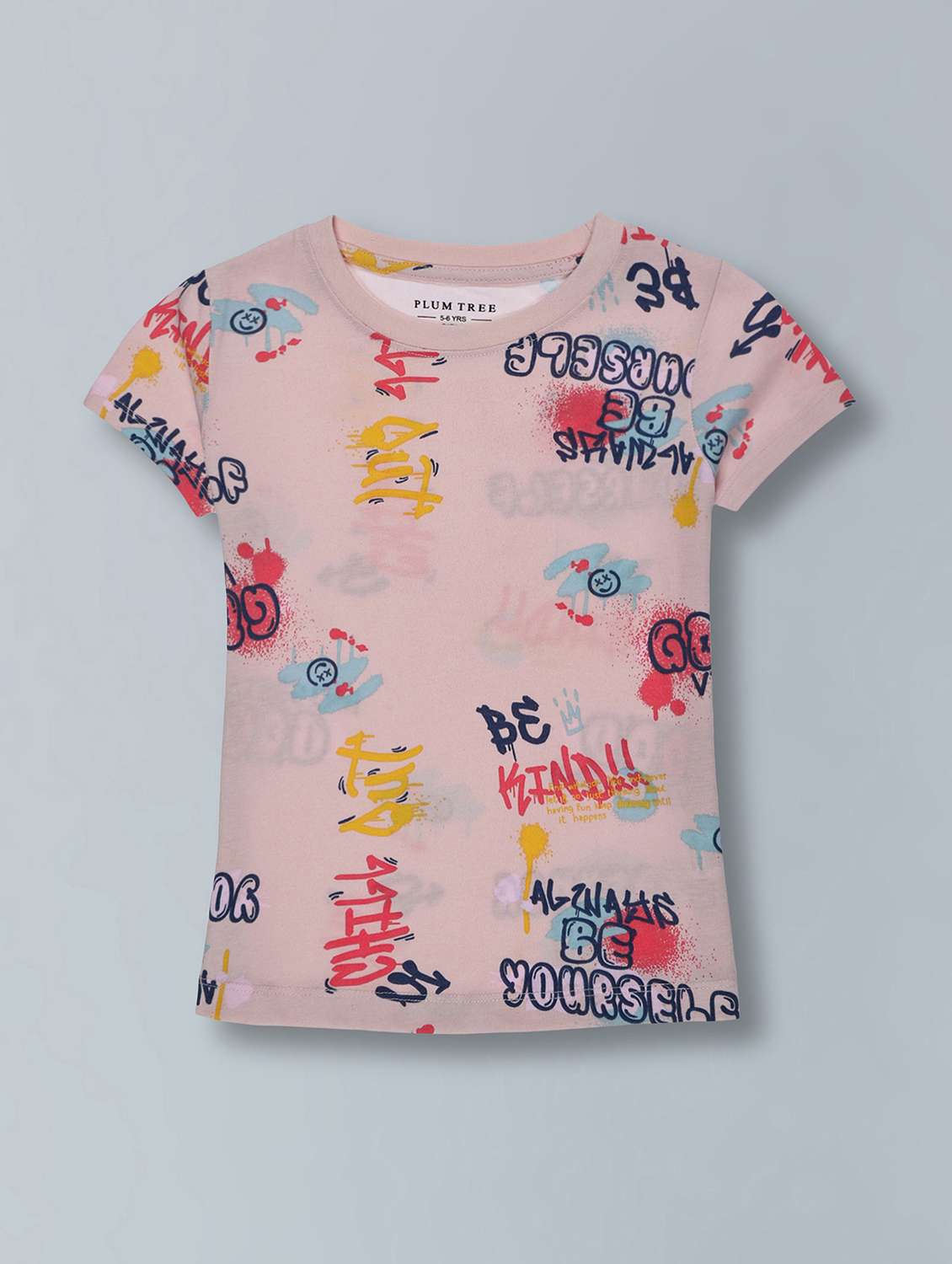 girls printed t-shirt & shorts co-ord set - 22362092 -  Standard Image - 3