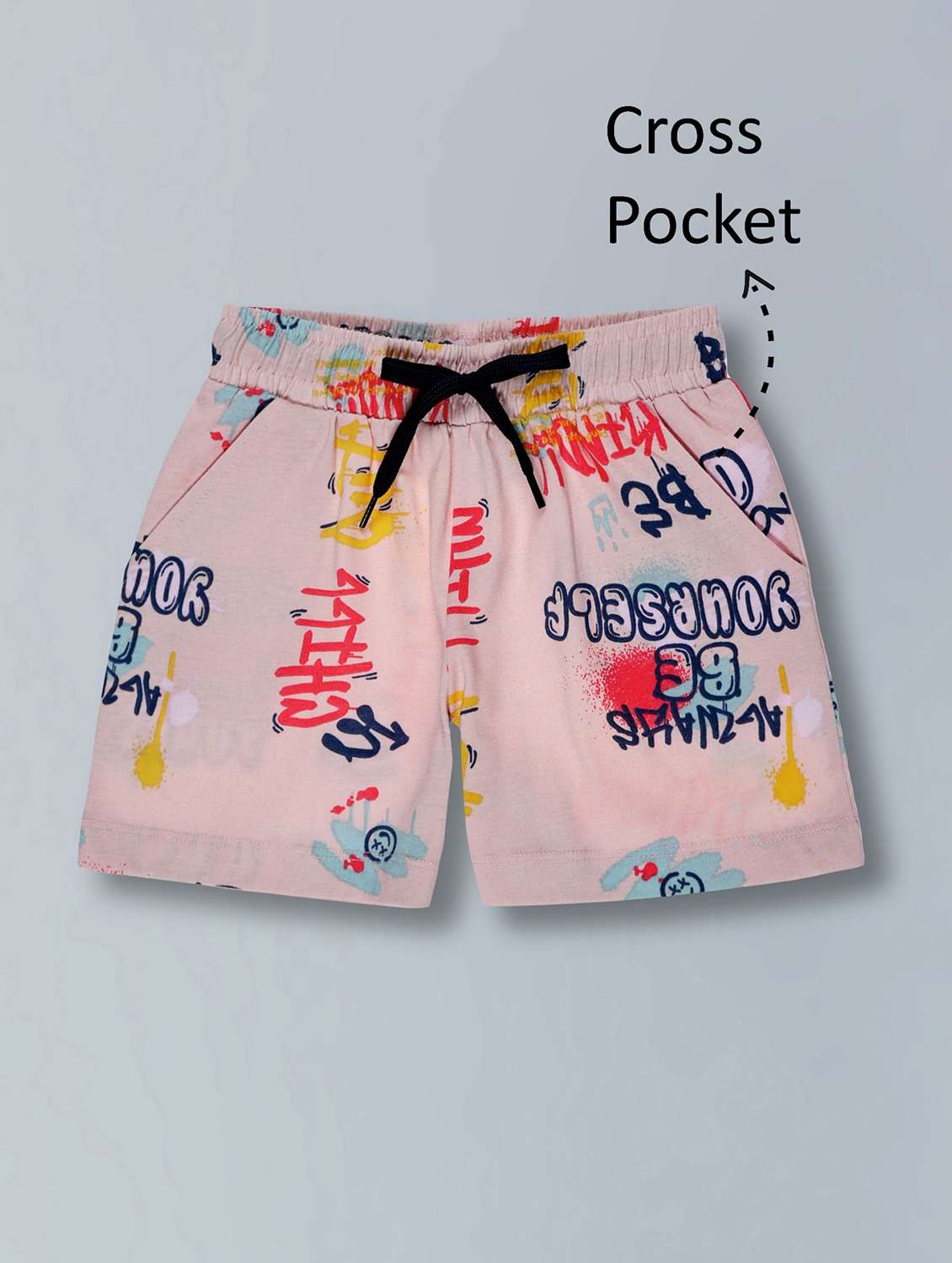 girls printed t-shirt & shorts co-ord set - 22362092 -  Standard Image - 5