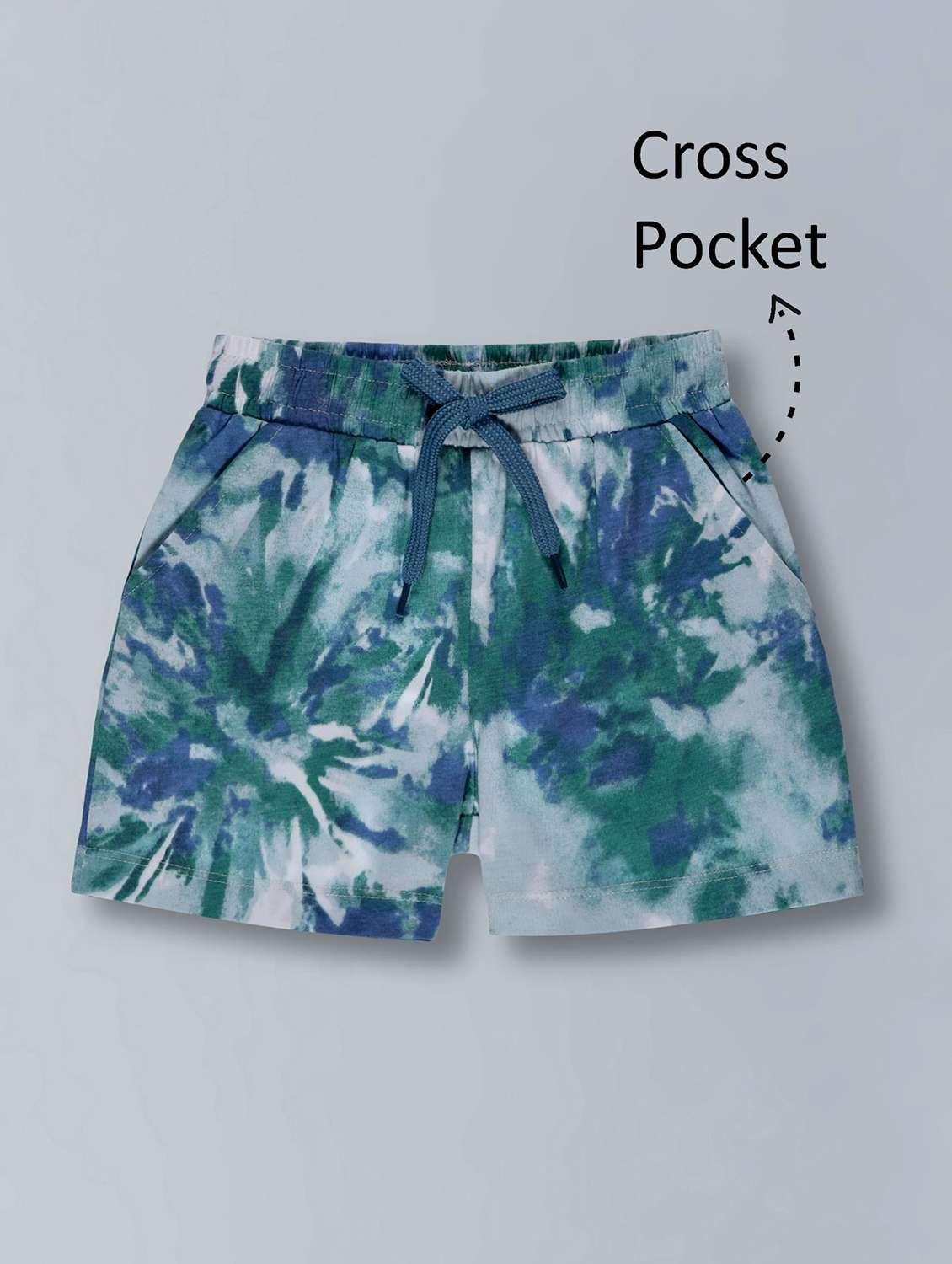 girls printed t-shirt & shorts co-ord set - 22362094 -  Standard Image - 3