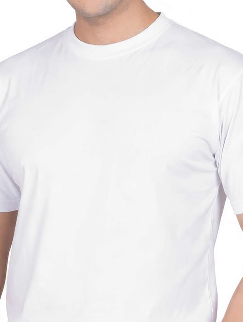 men solid short sleeve regular fit t-shirt - 22362133 -  Standard Image - 3