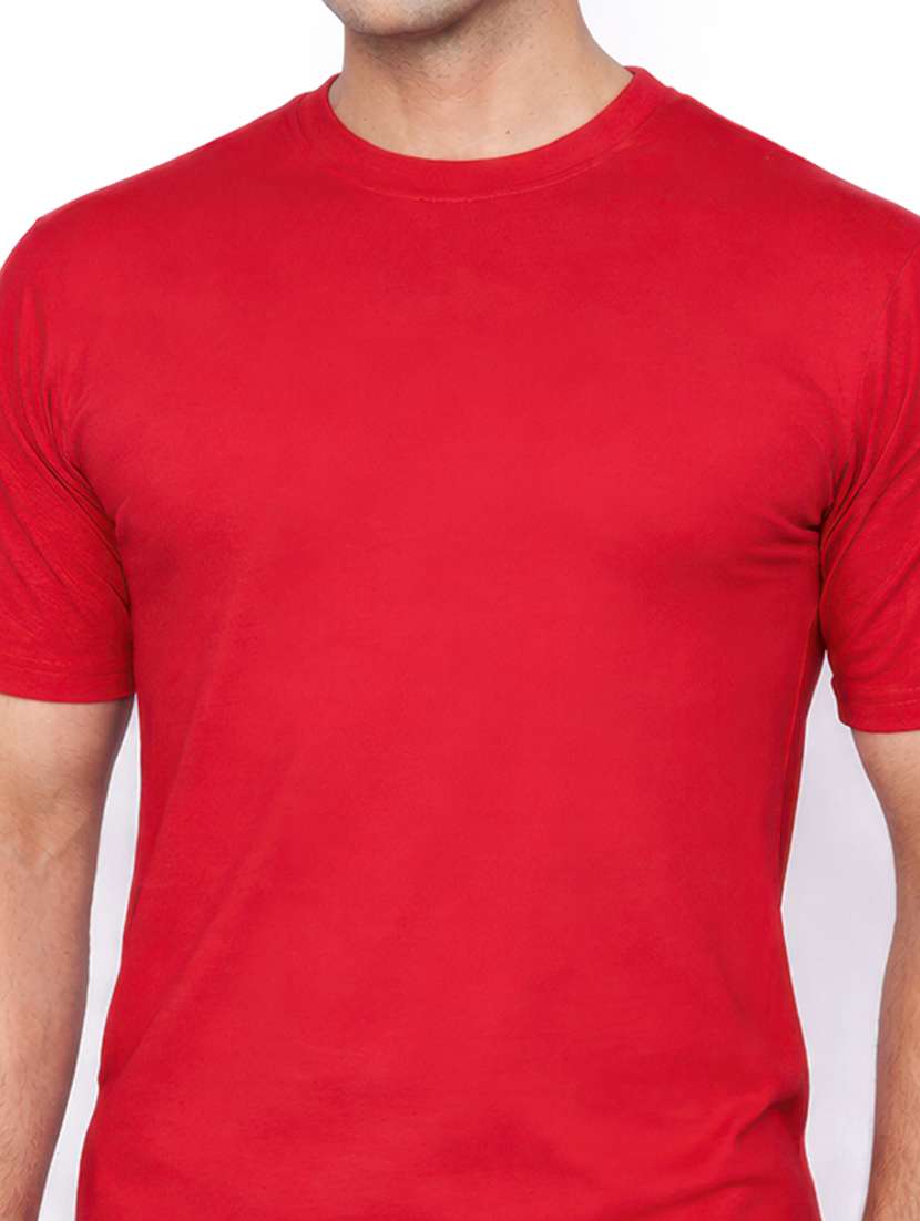 men solid short sleeve regular fit t-shirt - 22362134 -  Standard Image - 3