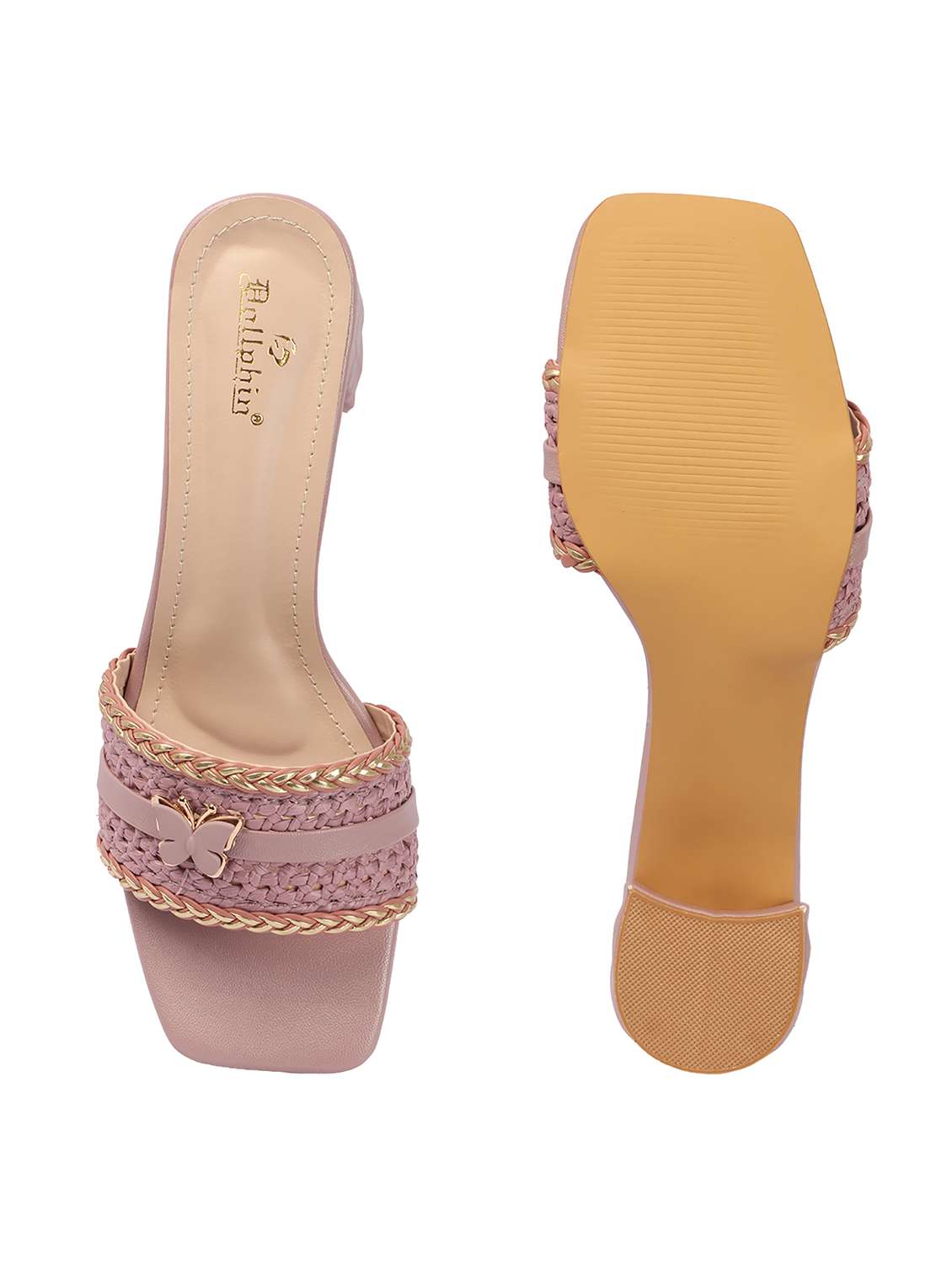 women slip on block heel sandal - 22362144 -  Standard Image - 3