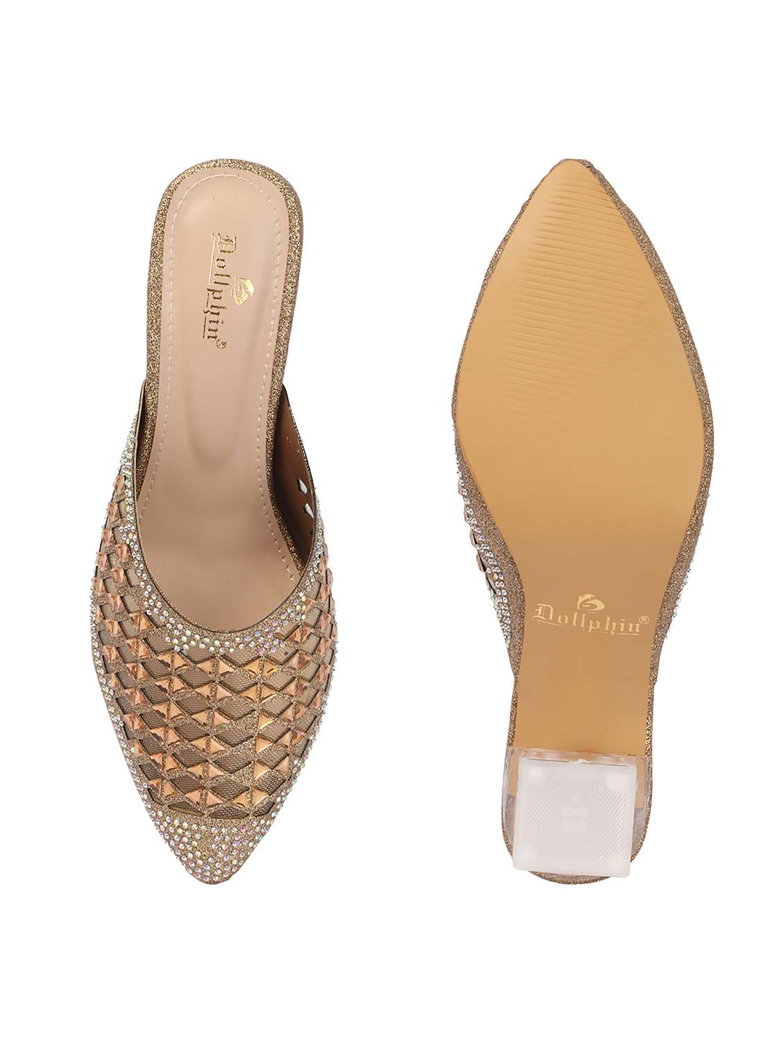 women slip on block heel mules - 22362154 -  Standard Image - 3