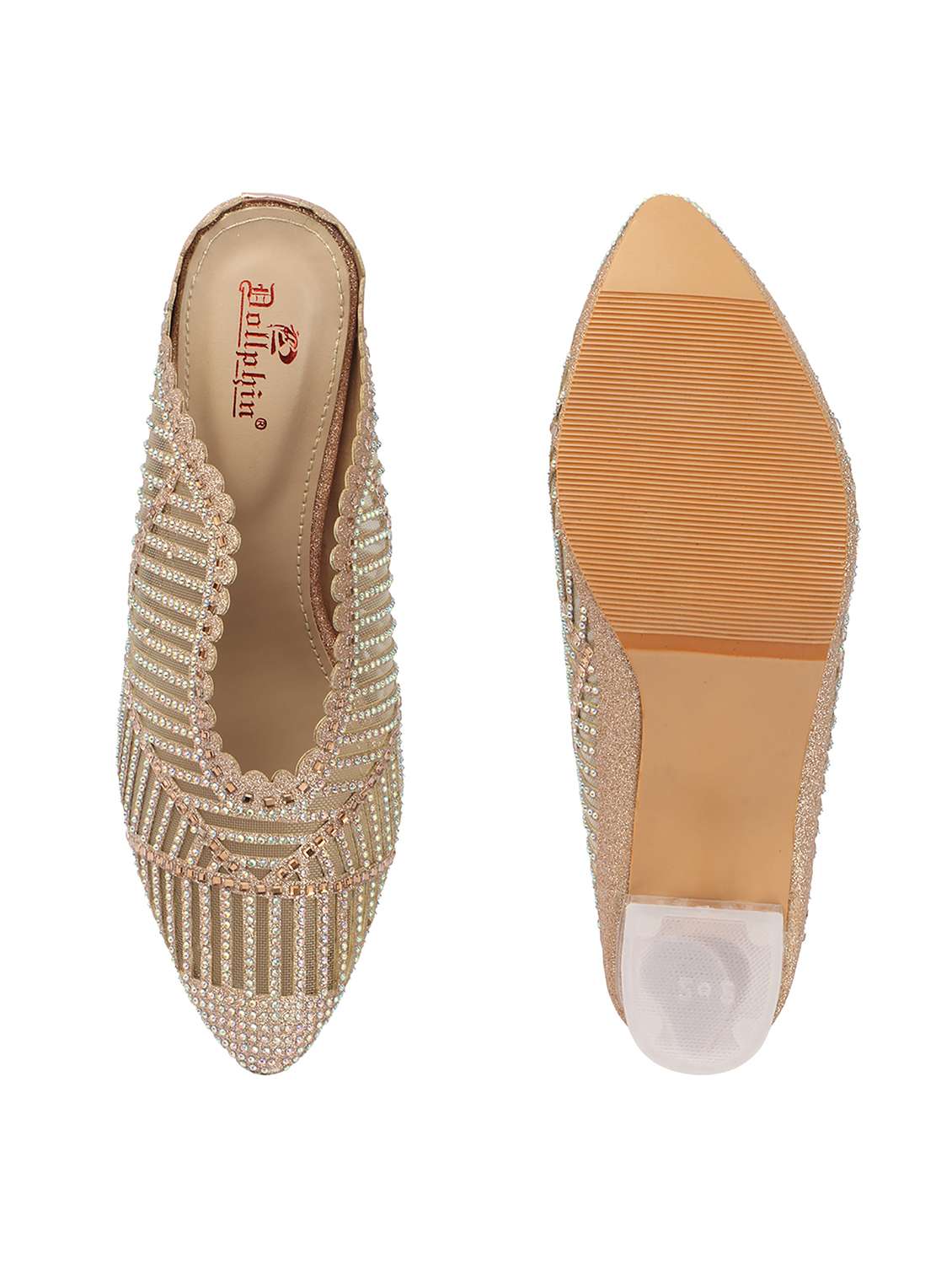 women slip on block heel mules - 22362159 -  Standard Image - 3