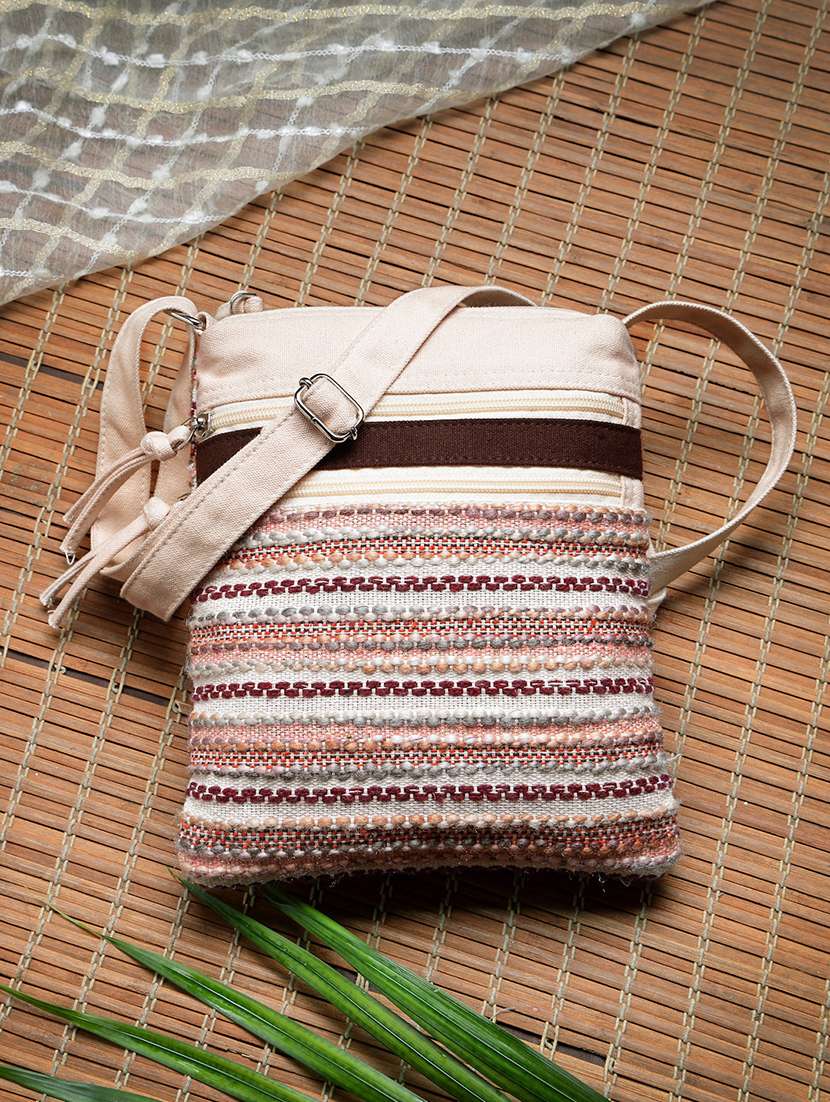 women self designed sling bag