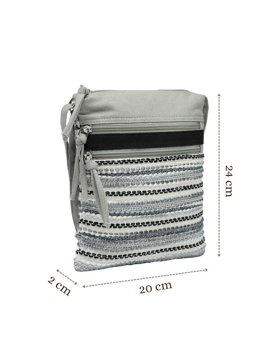 Women Self Designed Sling Bag - 22362167 -  Standard Image - 3