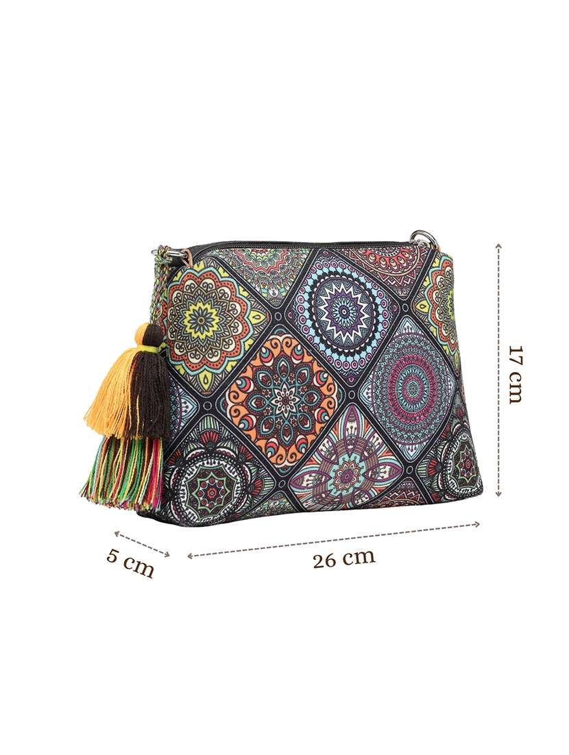 women printed sling bag - 22362173 -  Standard Image - 3