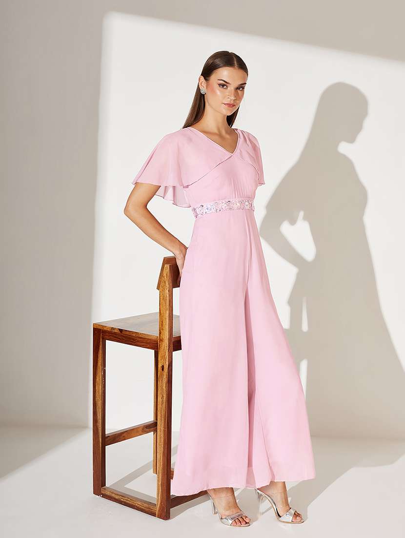 women embellished flute sleeve jumpsuit - 22362442 -  Standard Image - 3