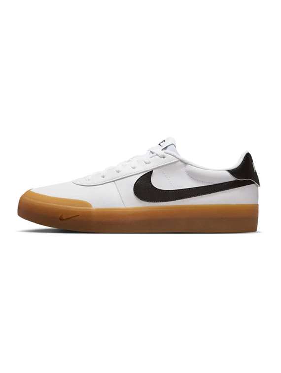 nike court shot men solid lace up sneaker