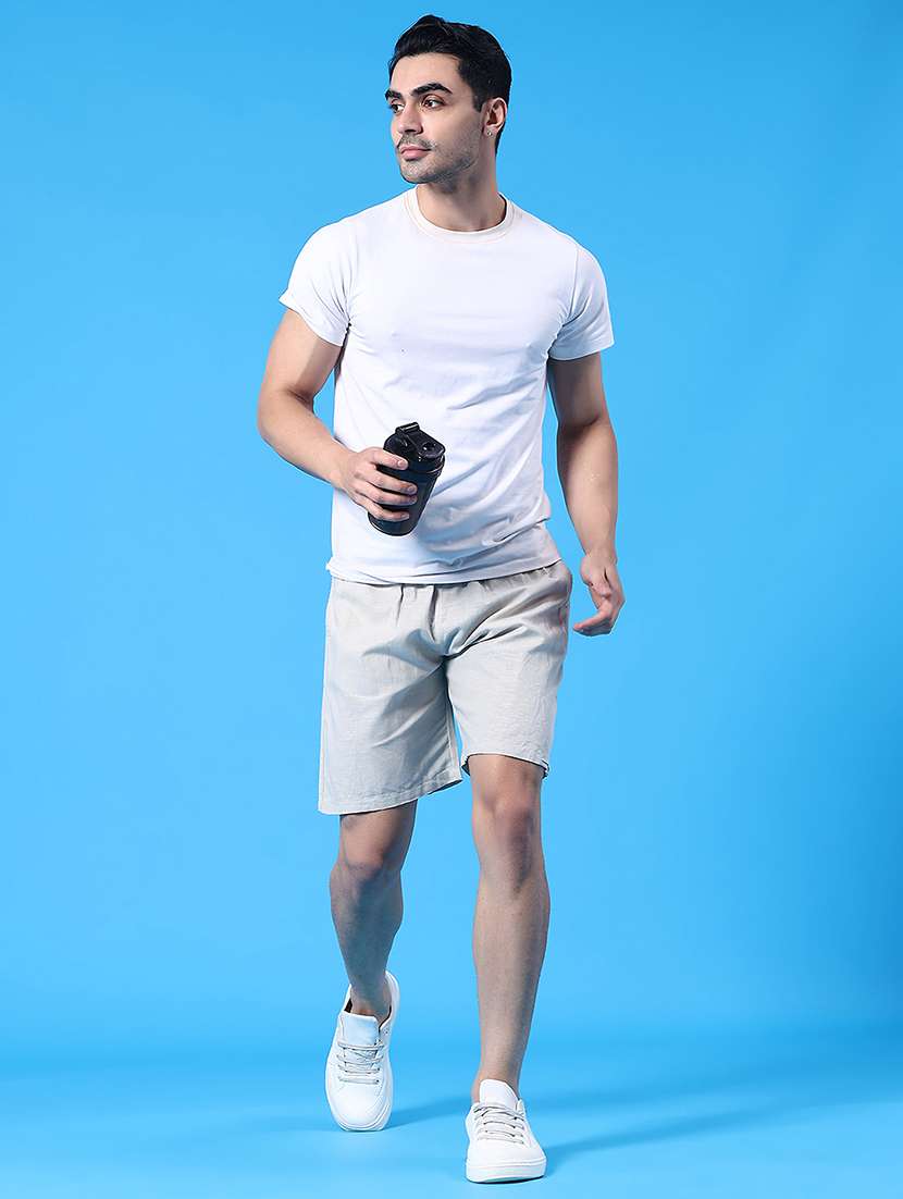 grey cotton short - 22362777 -  Standard Image - 5