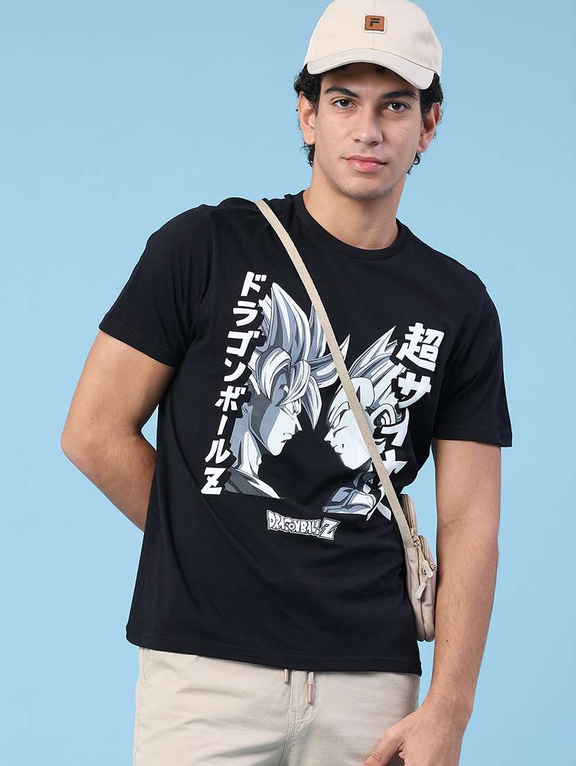 men printed short sleeve regular fit t-shirt