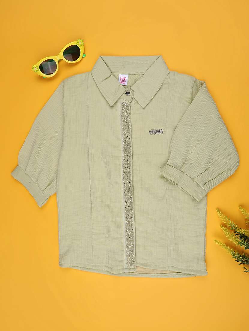 light green cotton  top