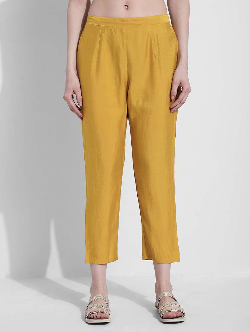 women solid with work kimono sleeve kaftan kurta pant set - 22363237 -  Standard Image - 5