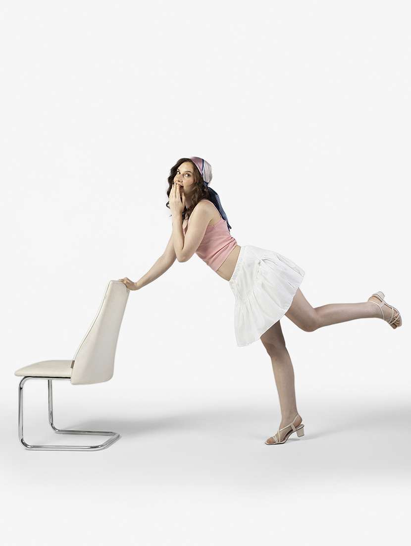 women solid mid rise tiered mini skirt - 22363326 -  Standard Image - 5