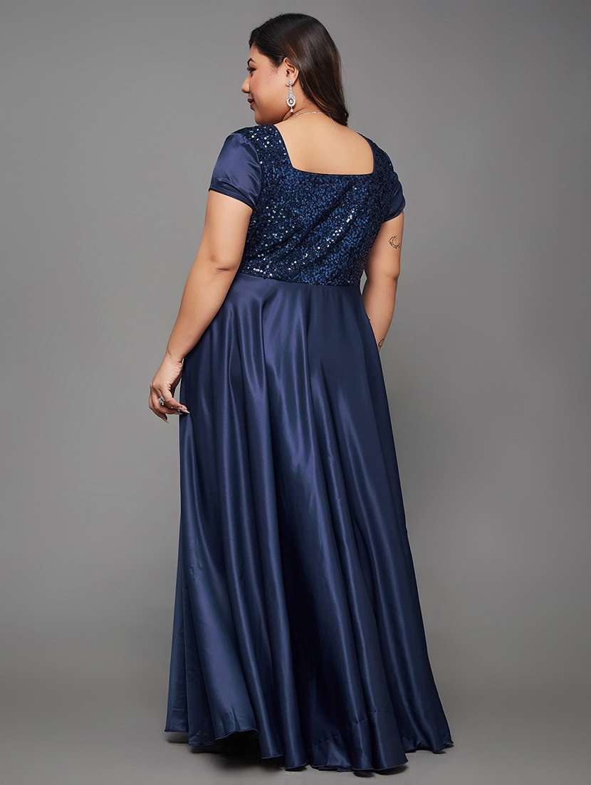women plus size sequined lace dress - 22363552 -  Standard Image - 3