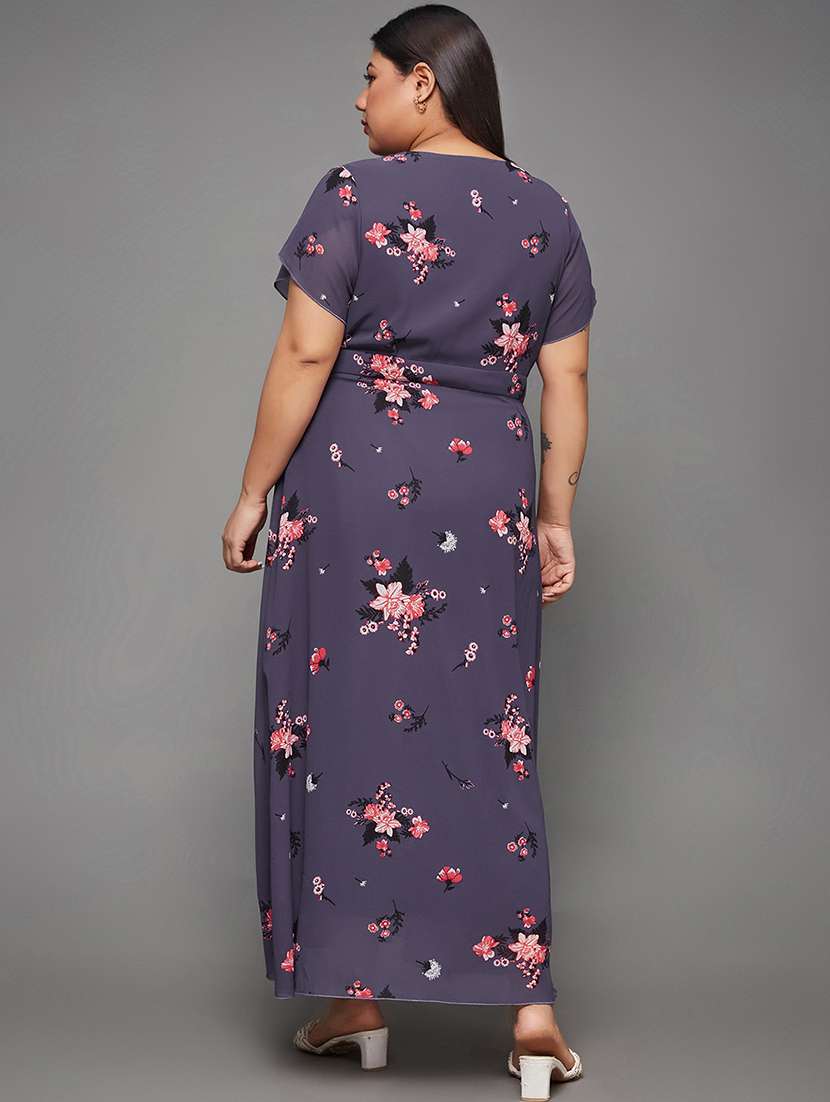 women plus size printed a-line dress - 22363648 -  Standard Image - 3
