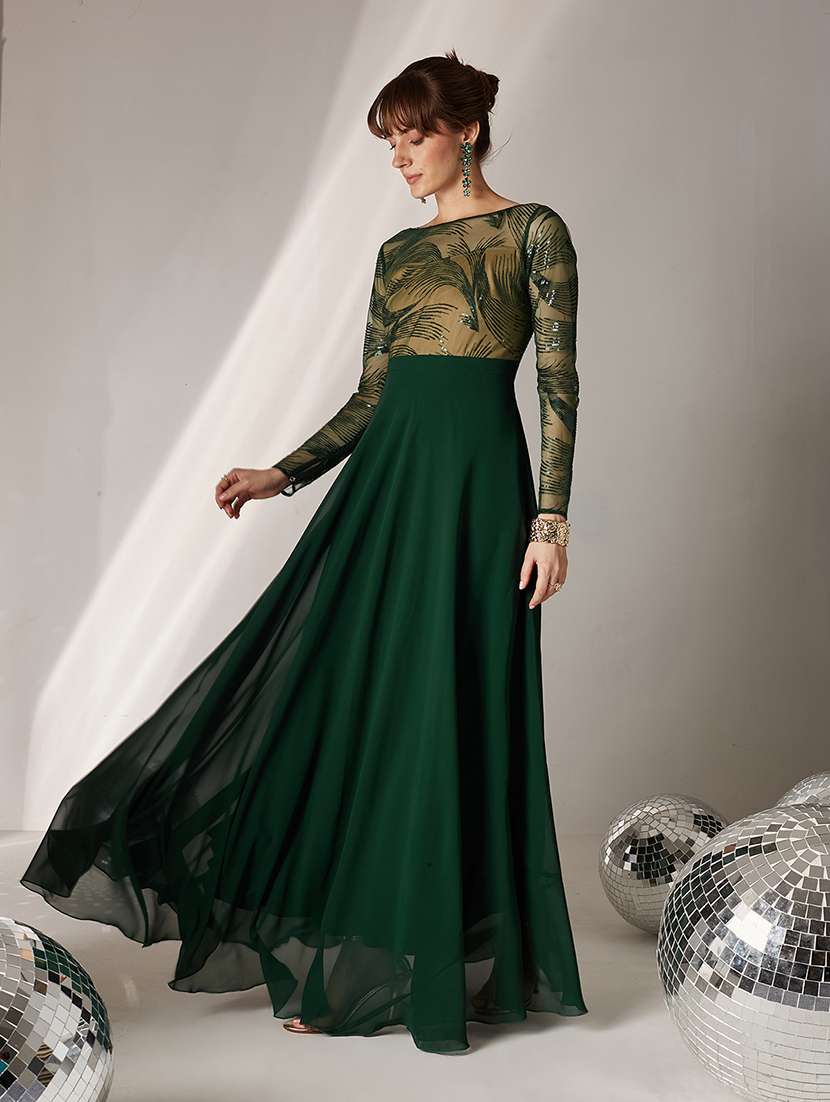 women embellsihed fit & flared dress - 22363678 -  Standard Image - 3