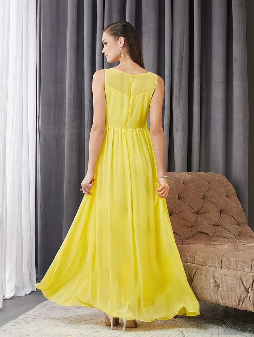 women embellished sleeveless fit & flared dress - 22363680 -  Standard Image - 3