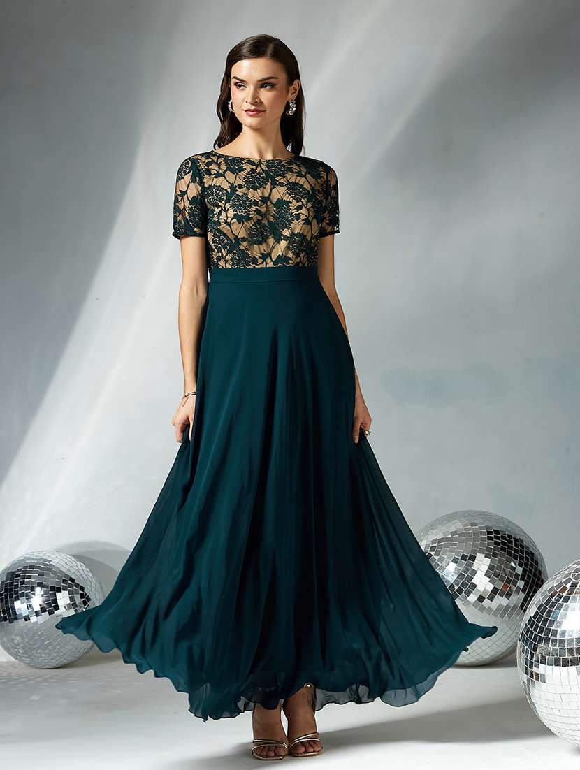 women floralprint short sleeve fit & flare dress