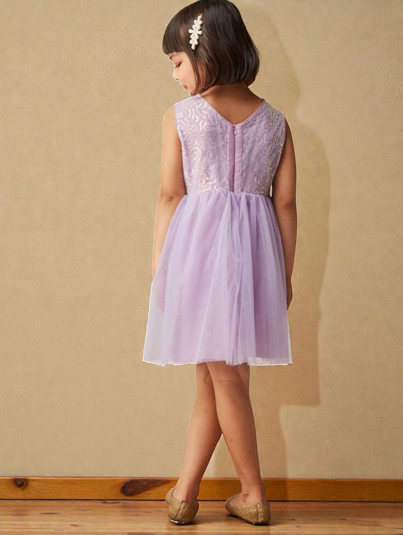 girls embellished sleeveless fit & flare dress - 22363909 -  Standard Image - 3