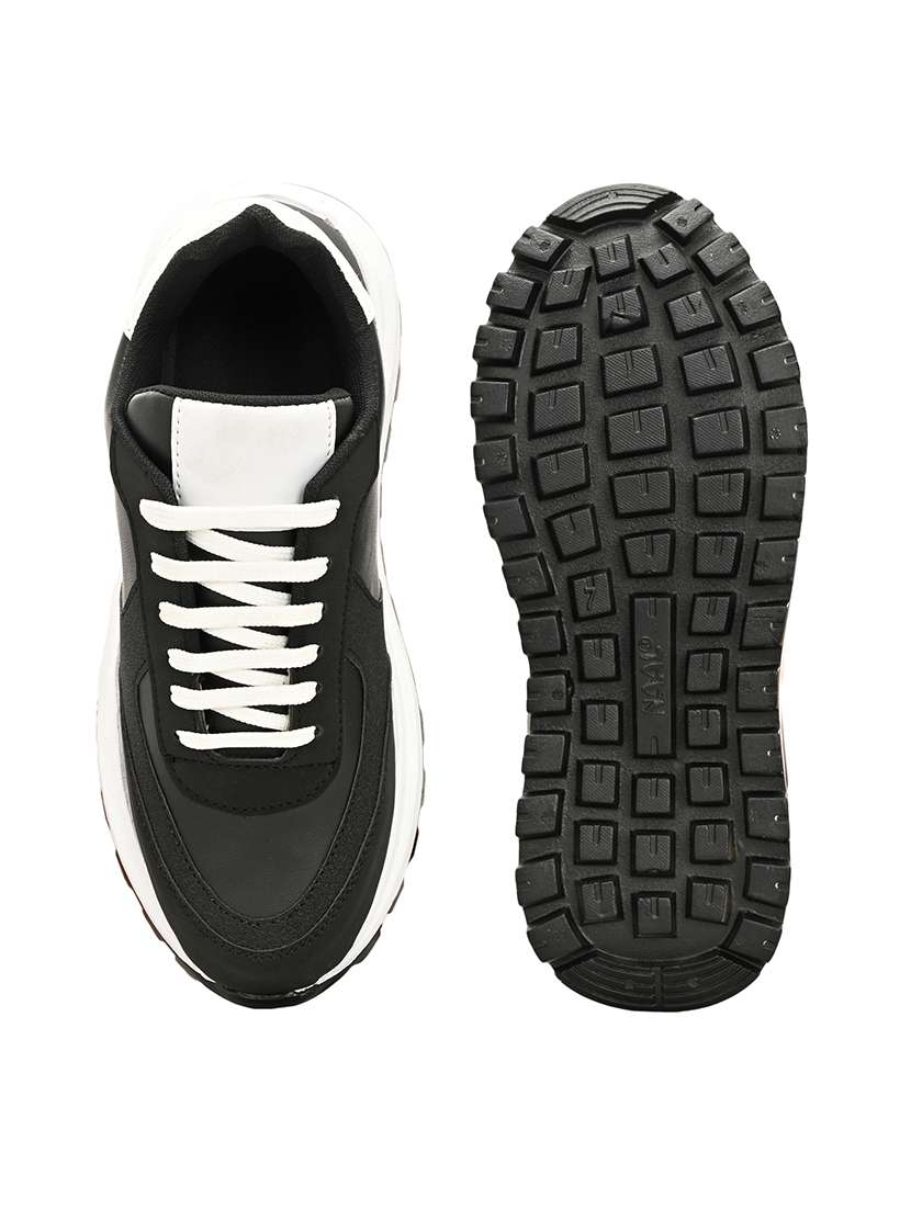 men black lace up sneaker - 22363925 -  Standard Image - 5