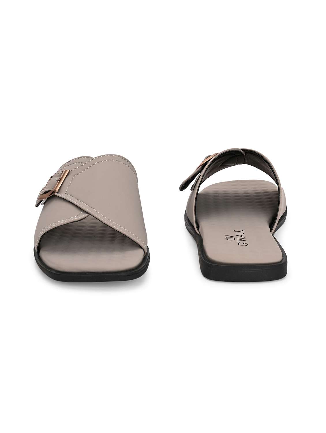 men solid slip on sandal - 22364254 -  Standard Image - 3