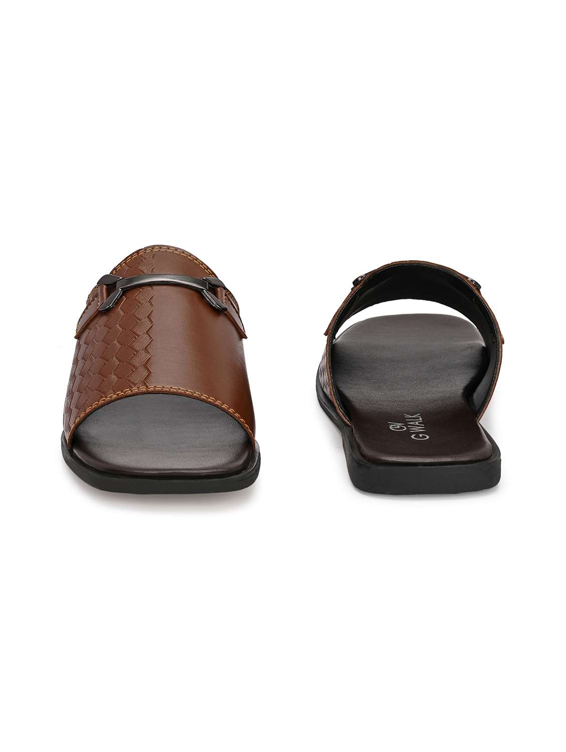 men solid slip on sandal - 22364264 -  Standard Image - 3