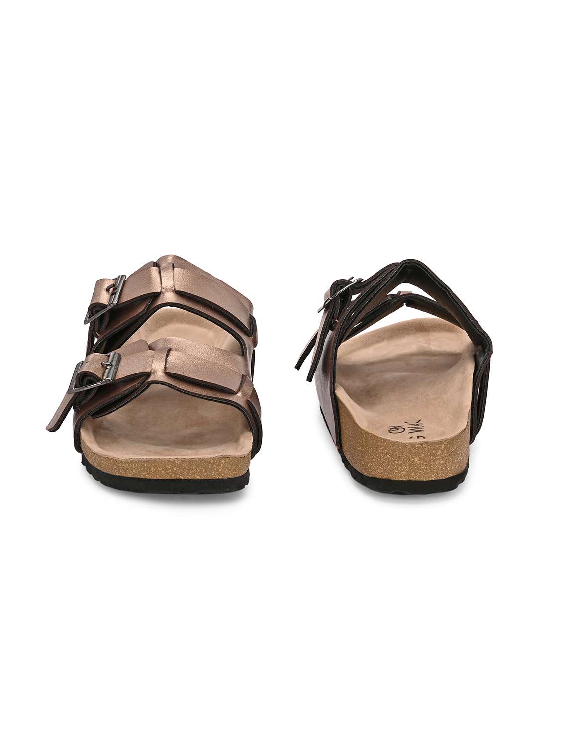 women copper slip on sandal - 22364277 -  Standard Image - 3