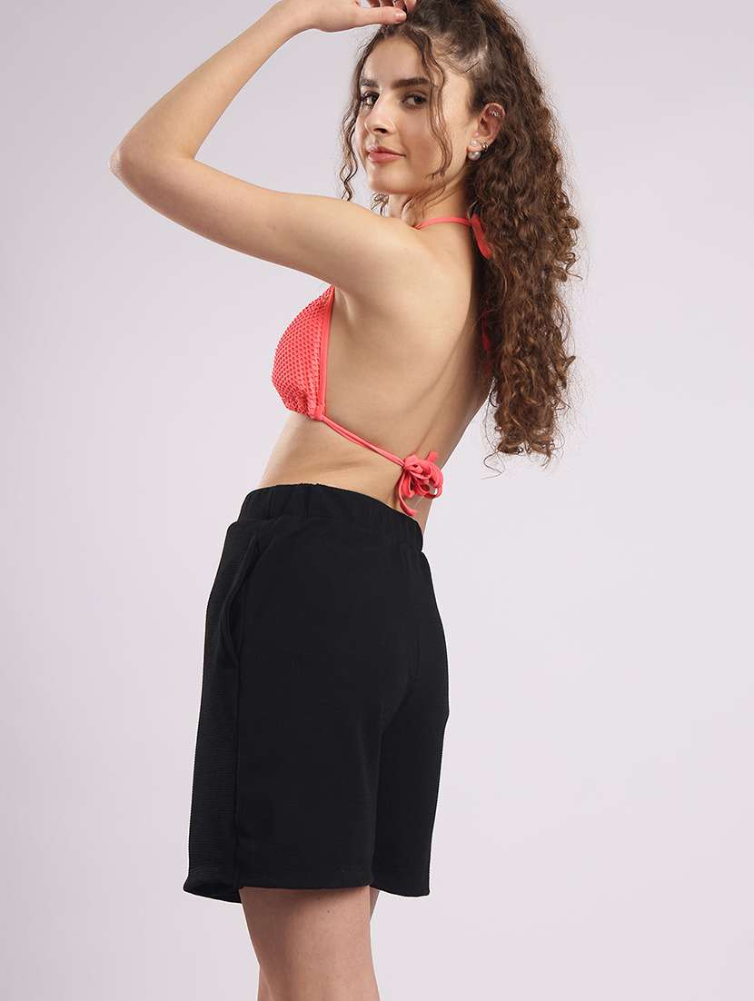 women solid high rise skirt  - 22364428 -  Standard Image - 3