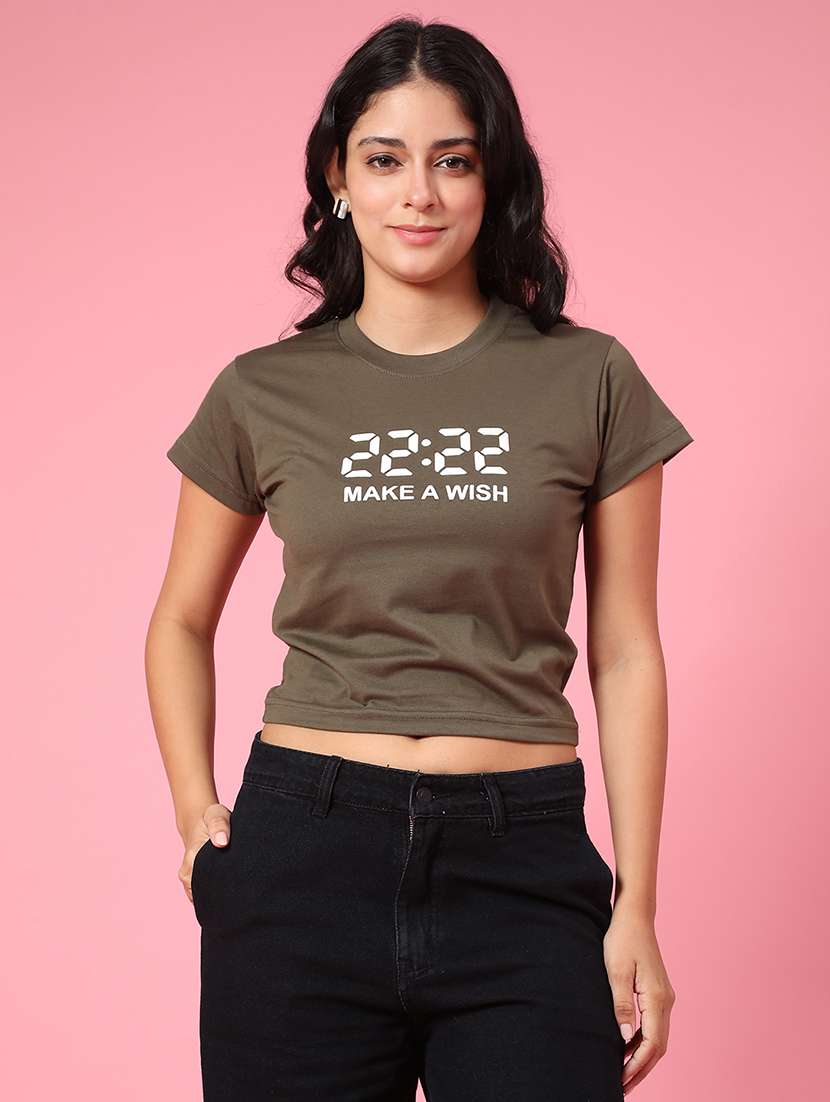 women printed short sleeve top