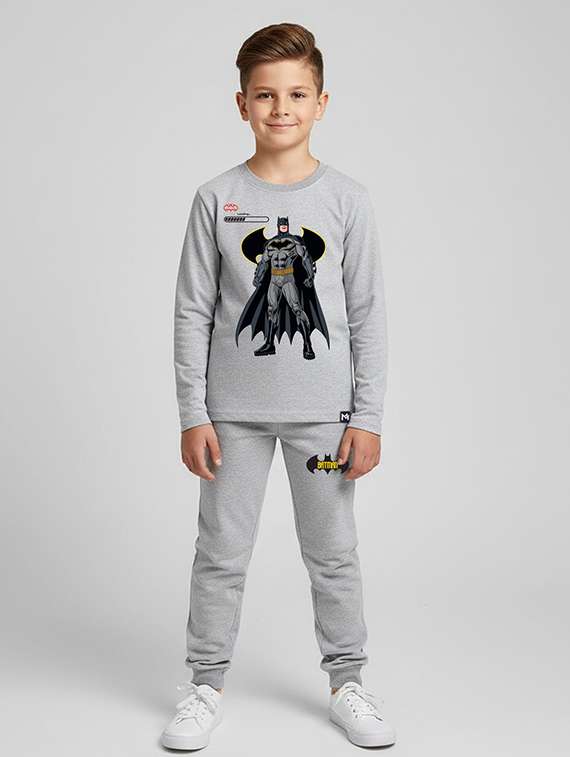 boys printed t-shirt and jogger set