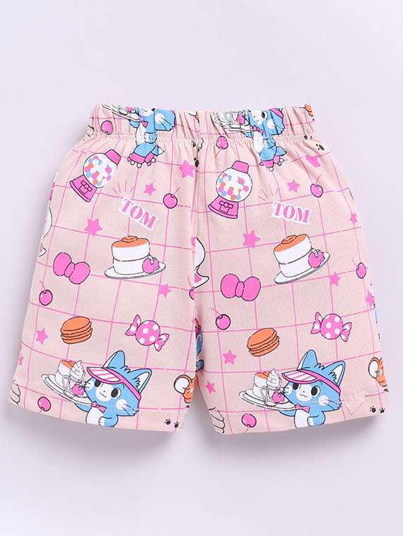 kids printed t-shirt and shorts set - 22368575 -  Standard Image - 3