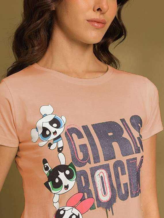 women printed short sleeve t-shirt dress - 22368632 -  Standard Image - 3