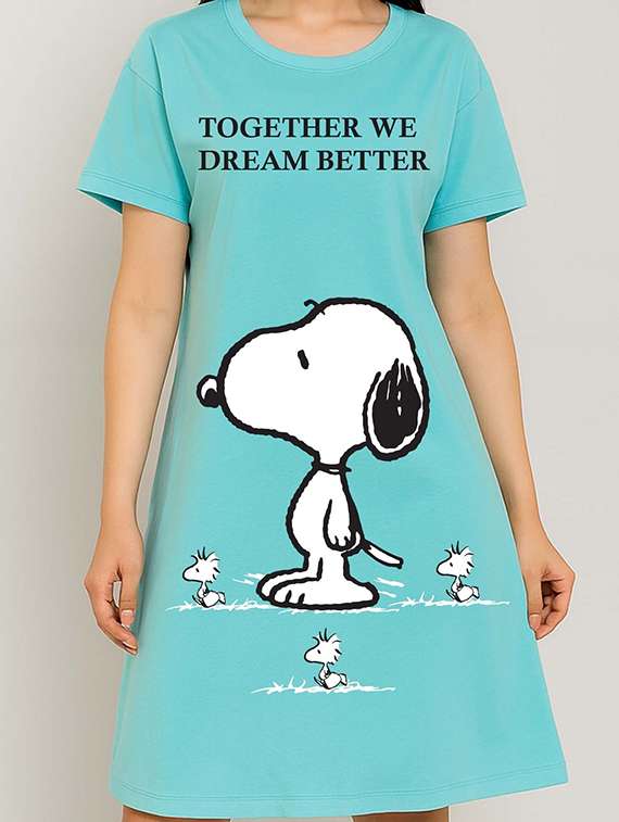 women printed short sleeve a-line dress - 22368633 -  Standard Image - 3