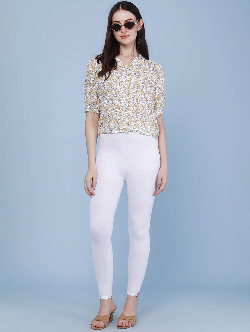 women printed short sleeves casual shirt - 22370895 -  Standard Image - 5