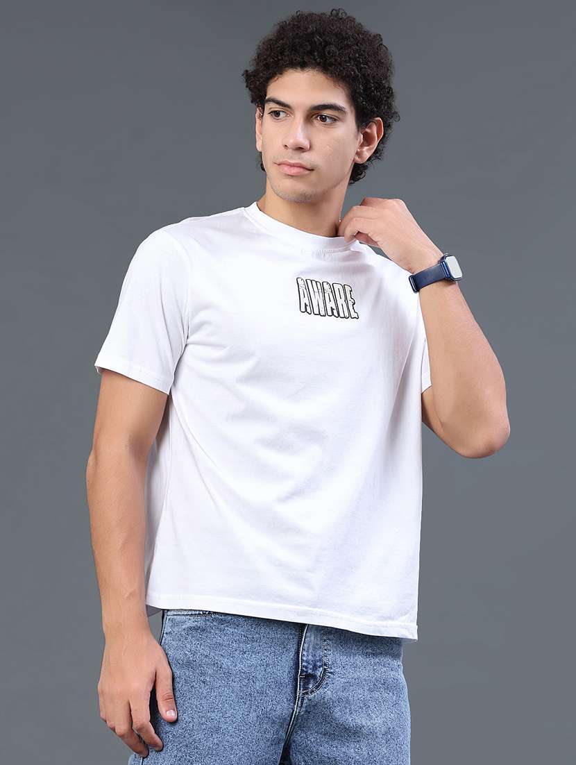 men printed short sleeve regular fit t-shirt - 22371126 -  Standard Image - 3
