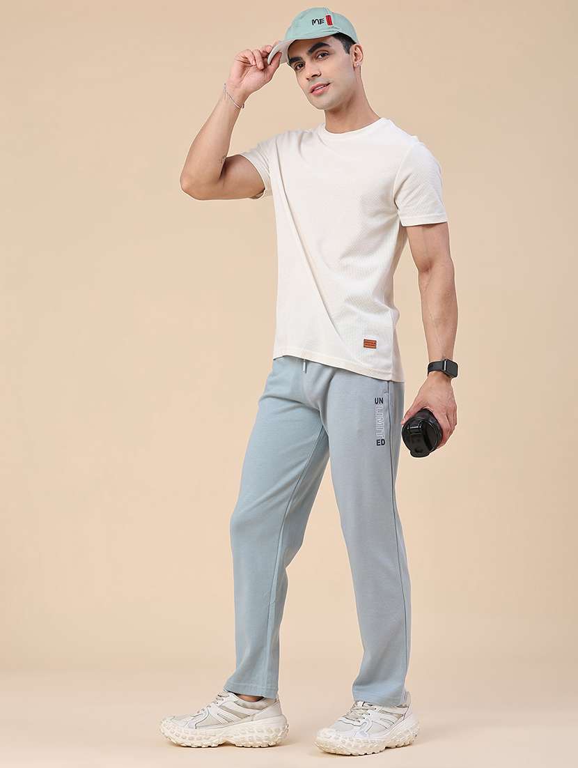 men solid mid rise regular fit track pant - 22371182 -  Standard Image - 5