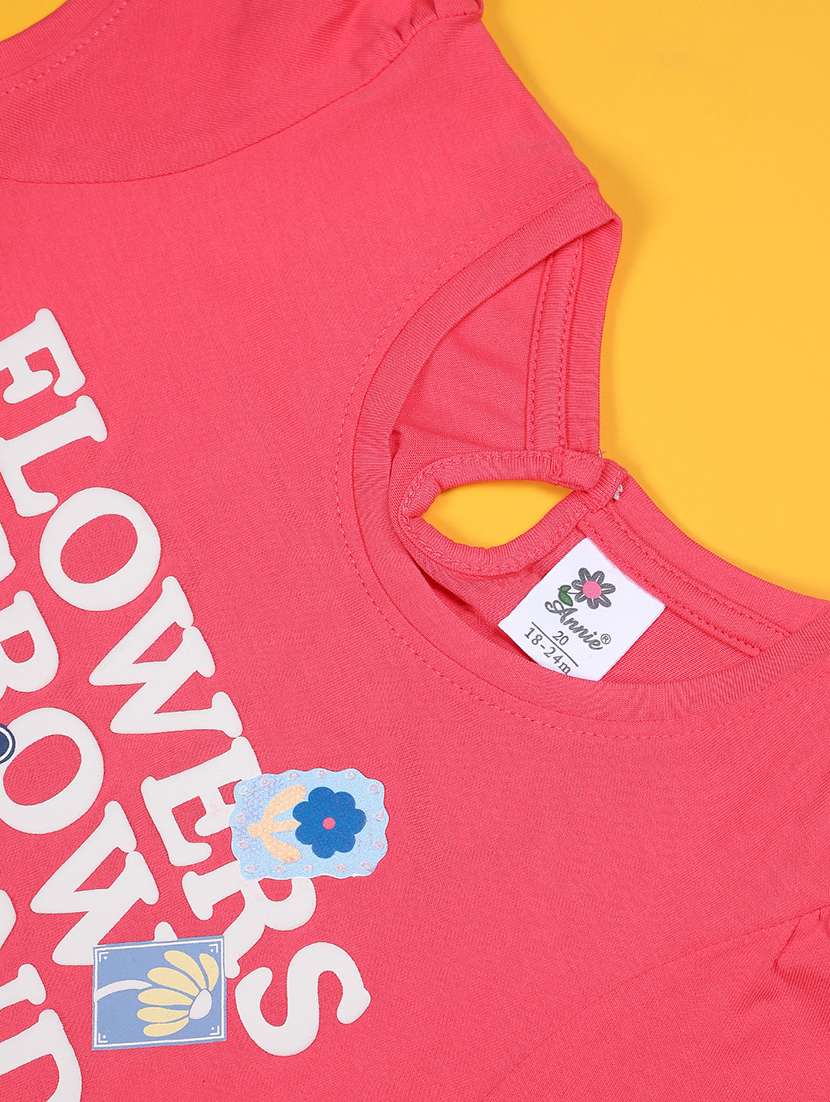 pink cotton combo infant twin set - 22371190 -  Standard Image - 5