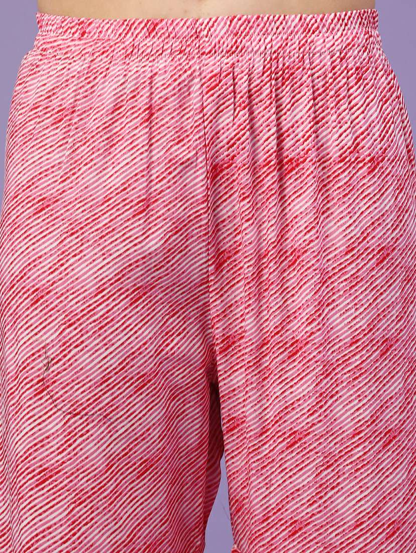 pink rayon kurta sharara  set - 22371221 -  Standard Image - 5