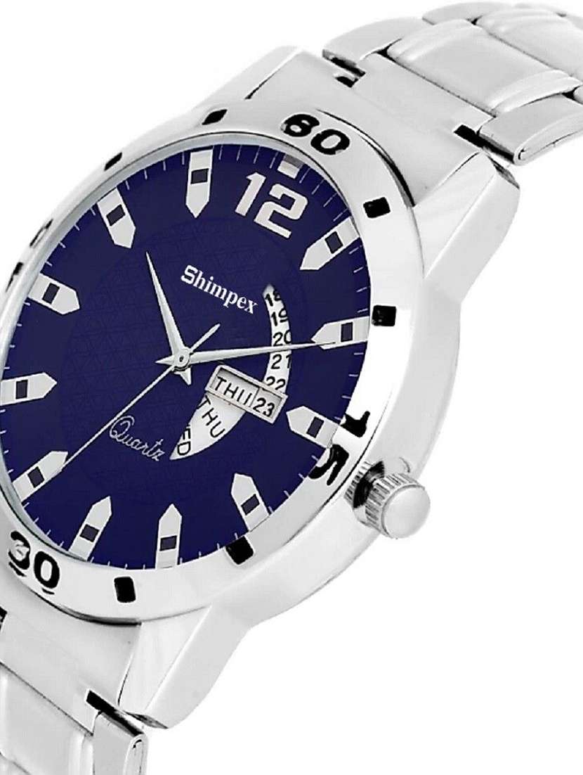 classic edge analog watch for couple - 22372005 -  Standard Image - 3