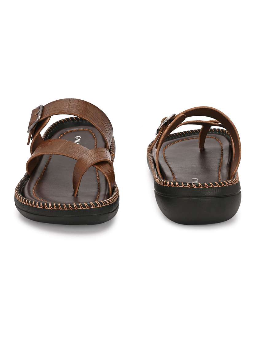 Men Textured Toe Seperator Sandal - 22373514 -  Standard Image - 3