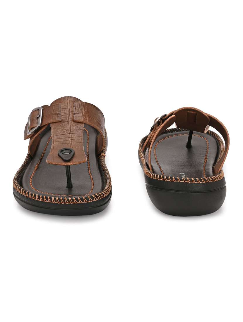 men textured toe seperator sandal - 22373520 -  Standard Image - 3