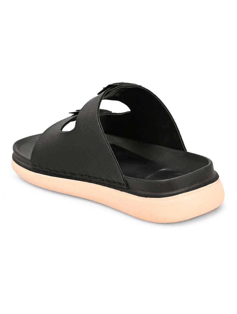men solid slip on sandal - 22373532 -  Standard Image - 3