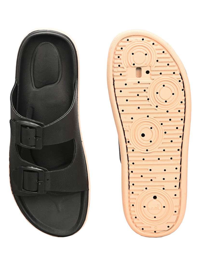 men solid slip on sandal - 22373532 -  Standard Image - 5