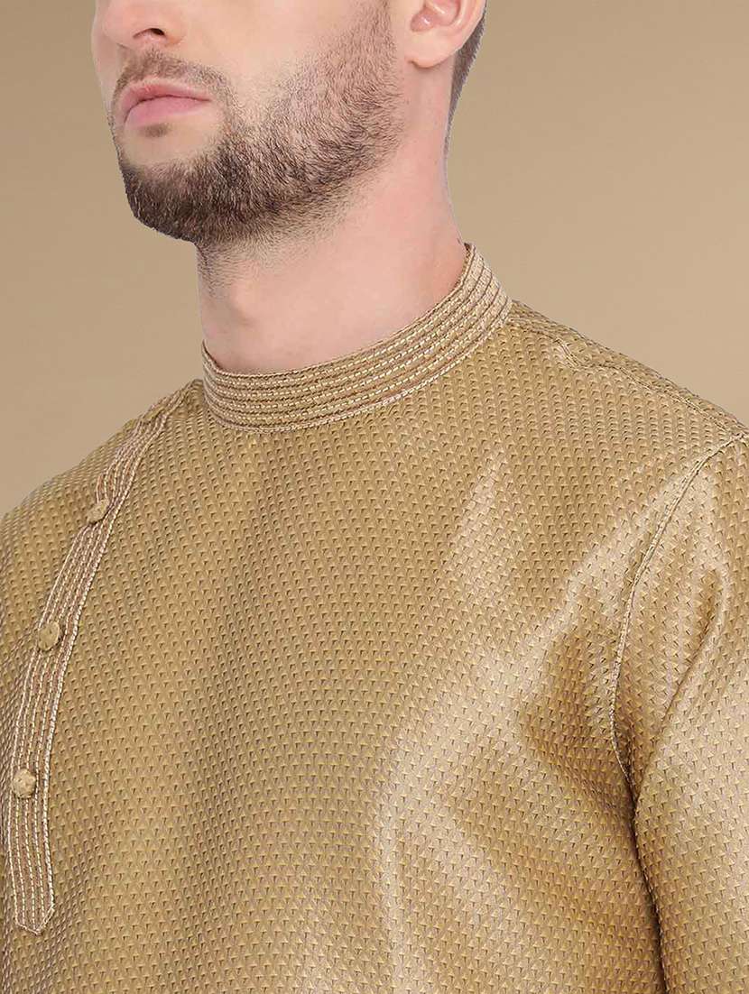 men self design kurta and churidar set - 22375421 -  Standard Image - 3