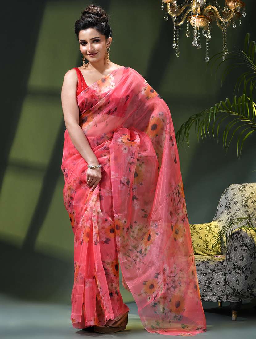 women printed casual wear saree - 22376167 -  Standard Image - 3